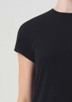 Flash Sale AGOLDE Adine Shrunken Tee In Black