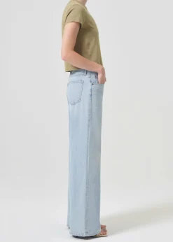 Hot AGOLDE Adine Shrunken Tee In Cocoon