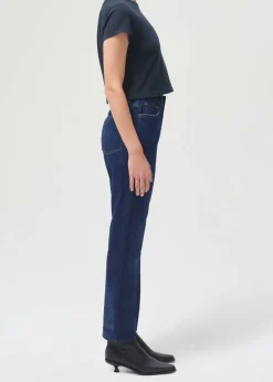 Discount AGOLDE Adine Shrunken Tee In Nocturne