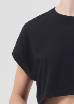 Fashion AGOLDE Aiden Tee In Black