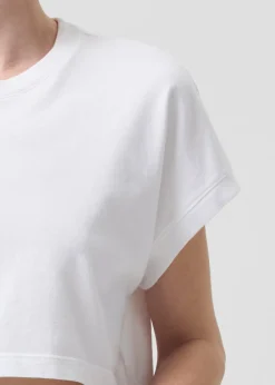 Cheap AGOLDE Aiden Tee In White