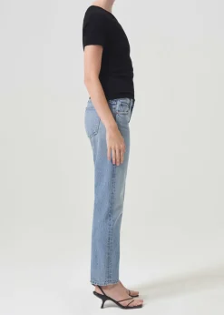 Cheap AGOLDE Amber Jean In Libertine