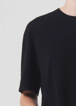 Cheap AGOLDE Anya Tee In Black