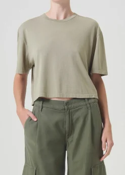 Flash Sale AGOLDE Anya Tee In Snail