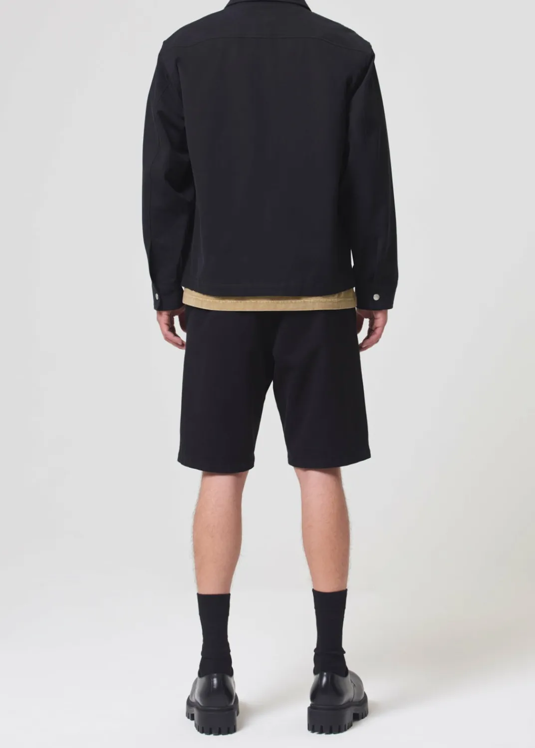 Flash Sale AGOLDE Atlas Zip Shirt In Black