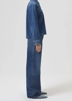 Best Sale AGOLDE Beck Shirt Jacket In Believe