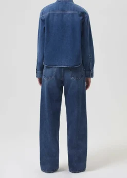 Best Sale AGOLDE Beck Shirt Jacket In Believe