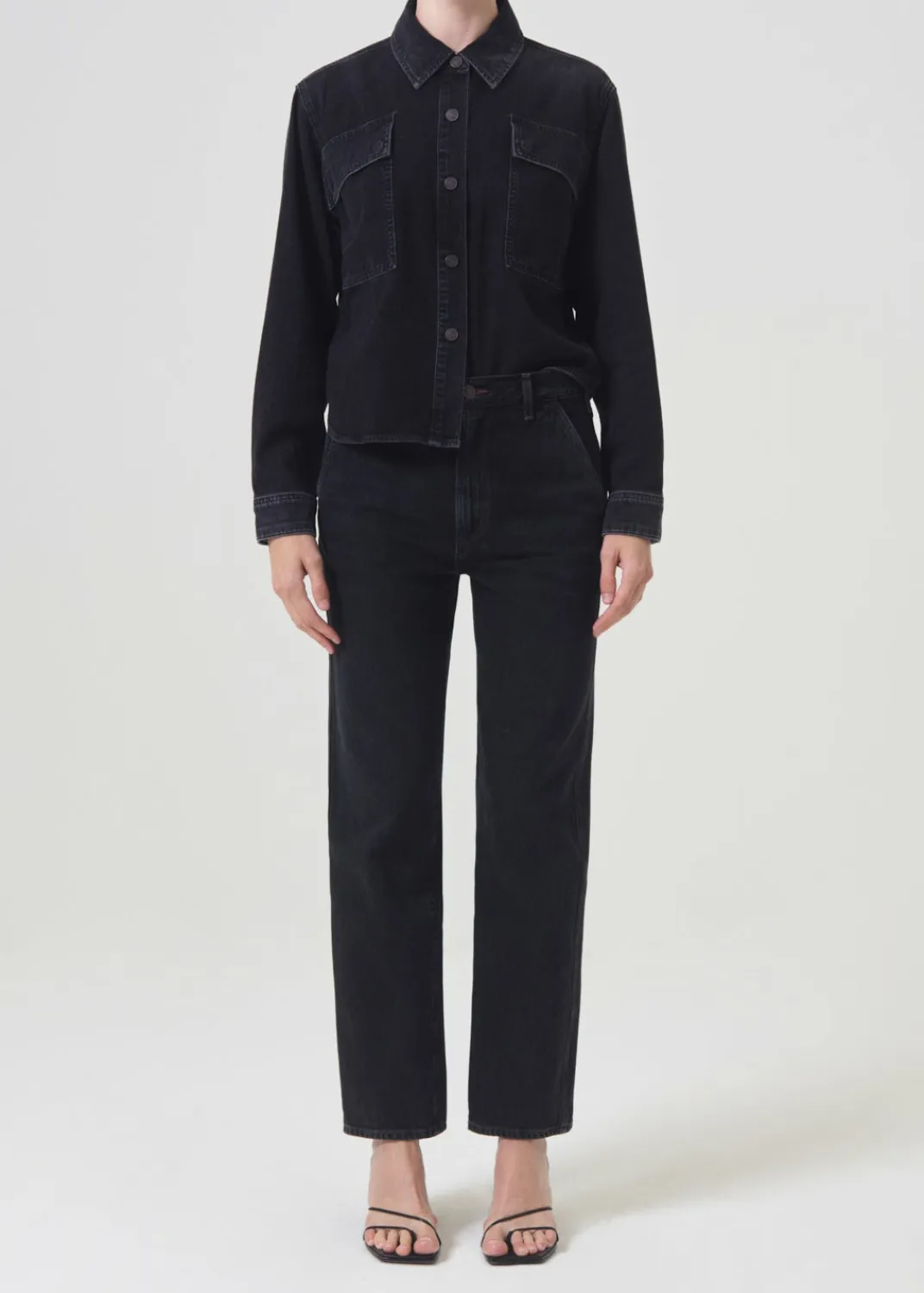 Fashion AGOLDE Beck Shirt Jacket In Intense