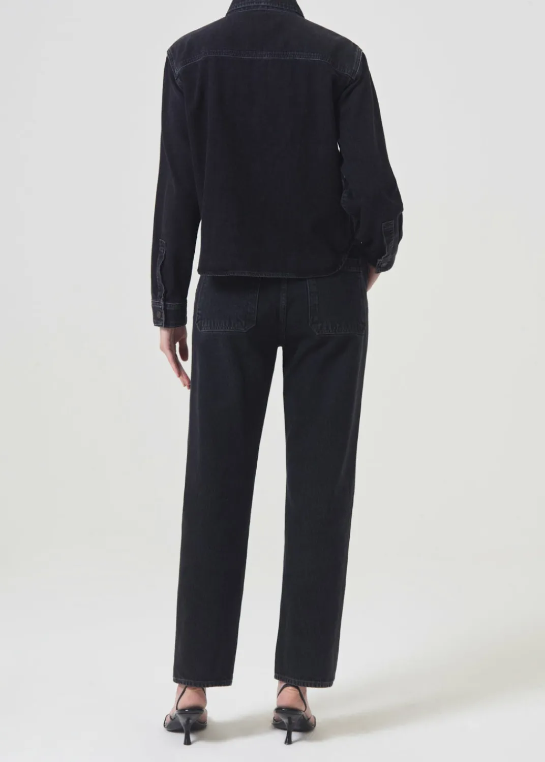 Fashion AGOLDE Beck Shirt Jacket In Intense