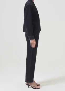 Fashion AGOLDE Beck Shirt Jacket In Intense