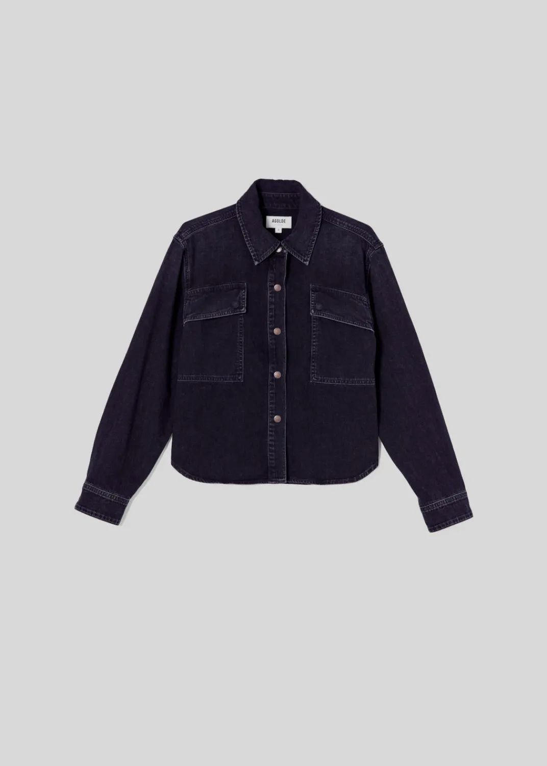 Fashion AGOLDE Beck Shirt Jacket In Intense