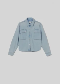 Best Sale AGOLDE Beck Shirt Jacket In Past