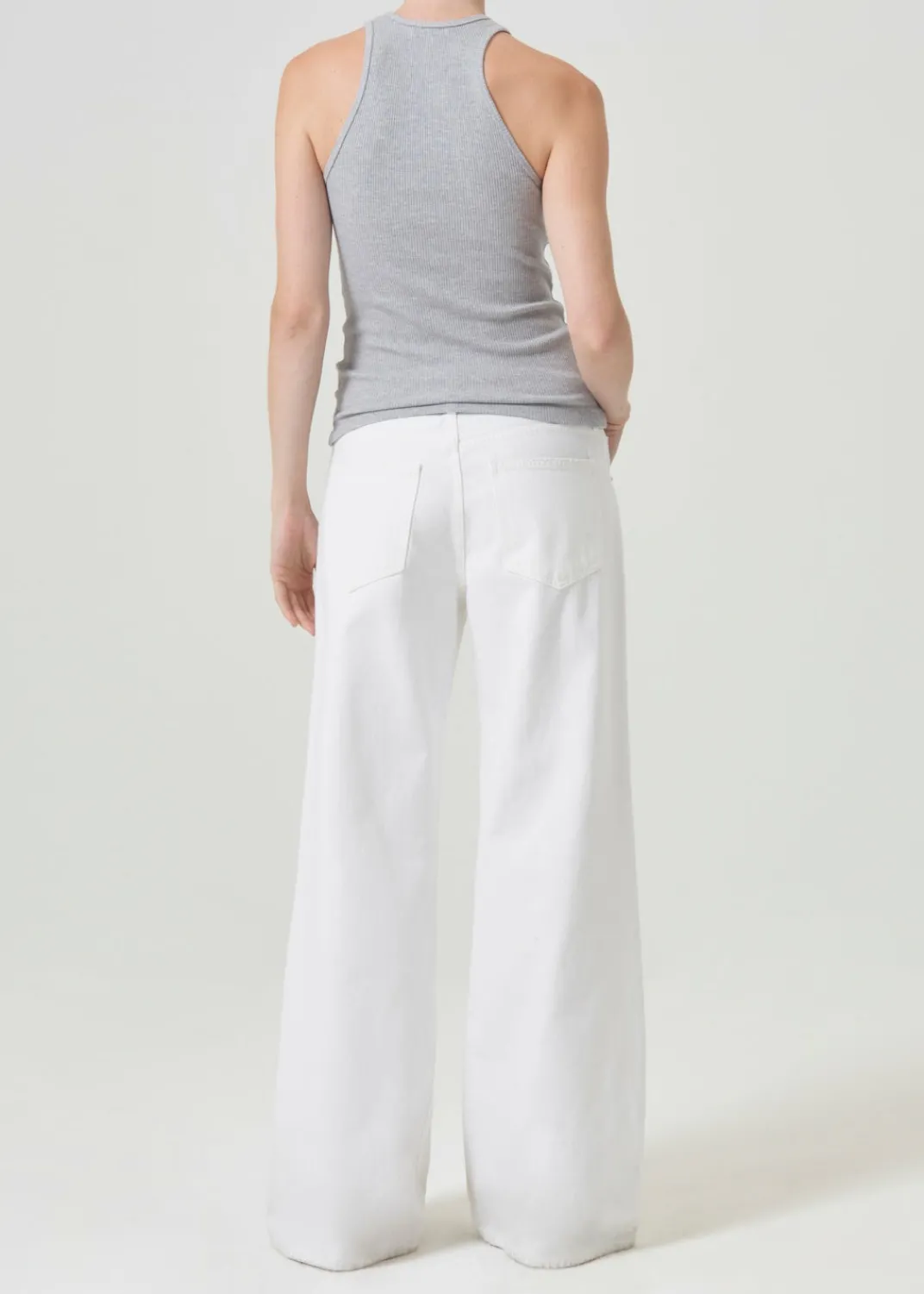 Best Sale AGOLDE Bianca Tank In Grey Heather