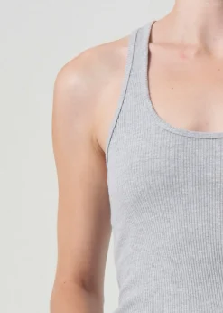 Best Sale AGOLDE Bianca Tank In Grey Heather
