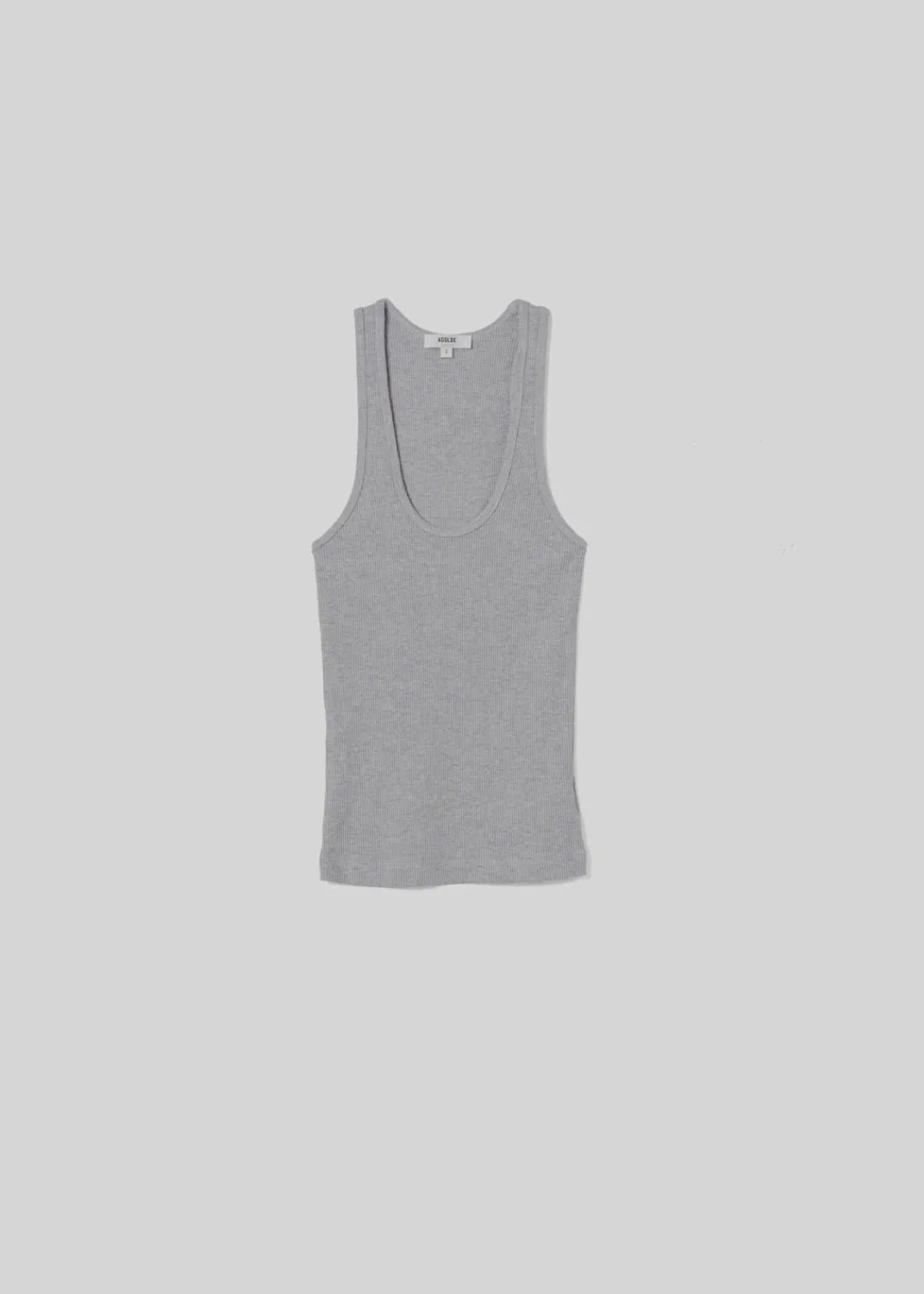 Best Sale AGOLDE Bianca Tank In Grey Heather