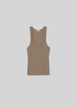 Fashion AGOLDE Bianca Tank In Snail