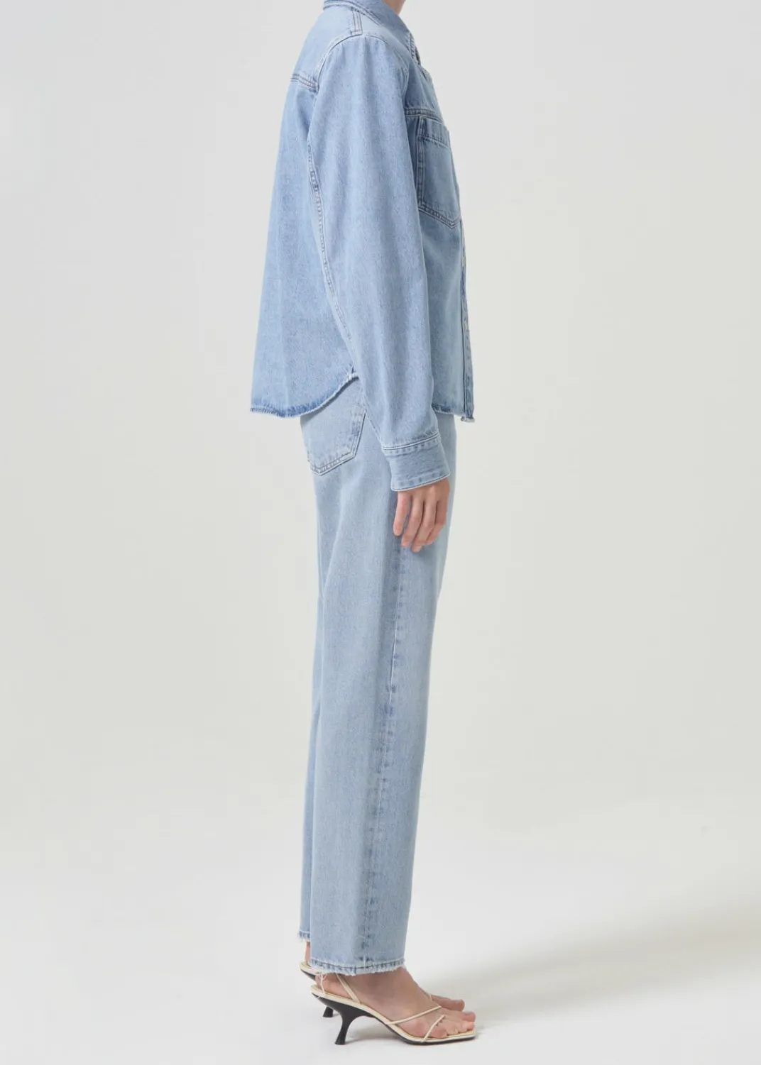 Best Sale AGOLDE Brigid Shirt In Stir