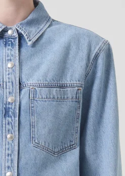 Best Sale AGOLDE Brigid Shirt In Stir