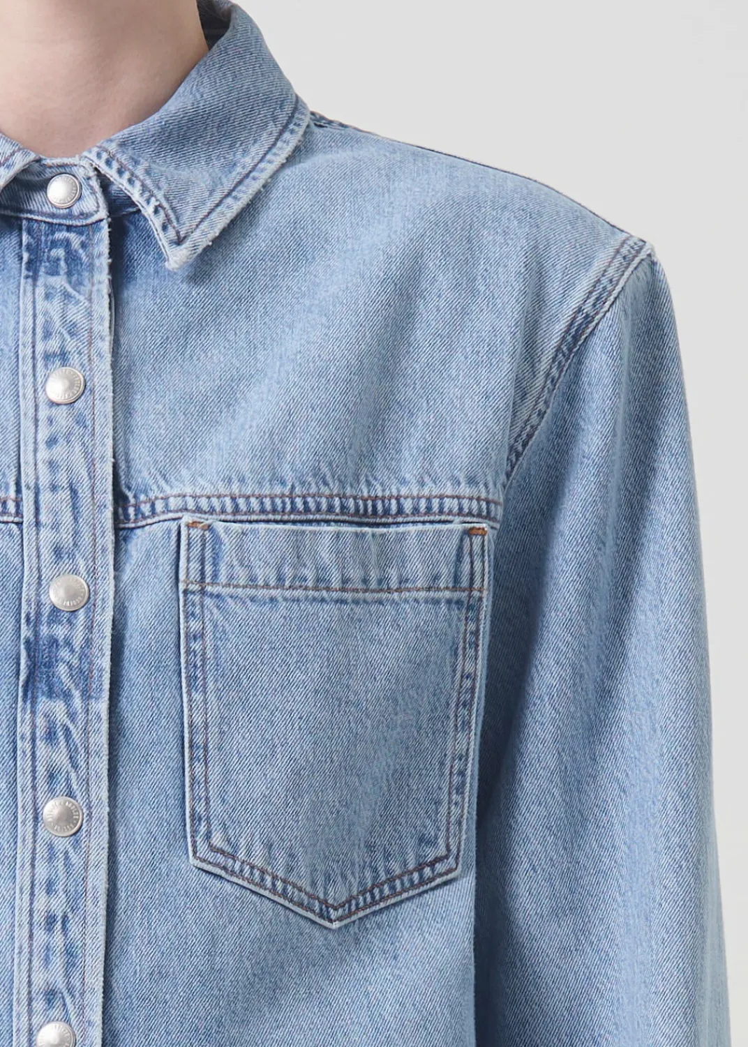 Best Sale AGOLDE Brigid Shirt In Stir