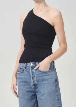 Fashion AGOLDE Brita Tank In Black