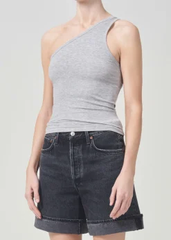Hot AGOLDE Brita Tank In Grey Heather