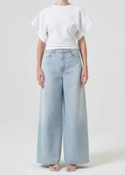 Hot AGOLDE Britt Tee In White