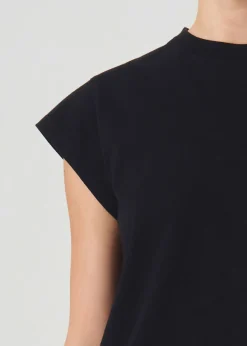 Best AGOLDE Bryce Tee In Black