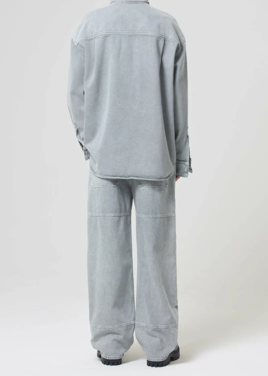 Online AGOLDE Camryn Shirt In Concrete