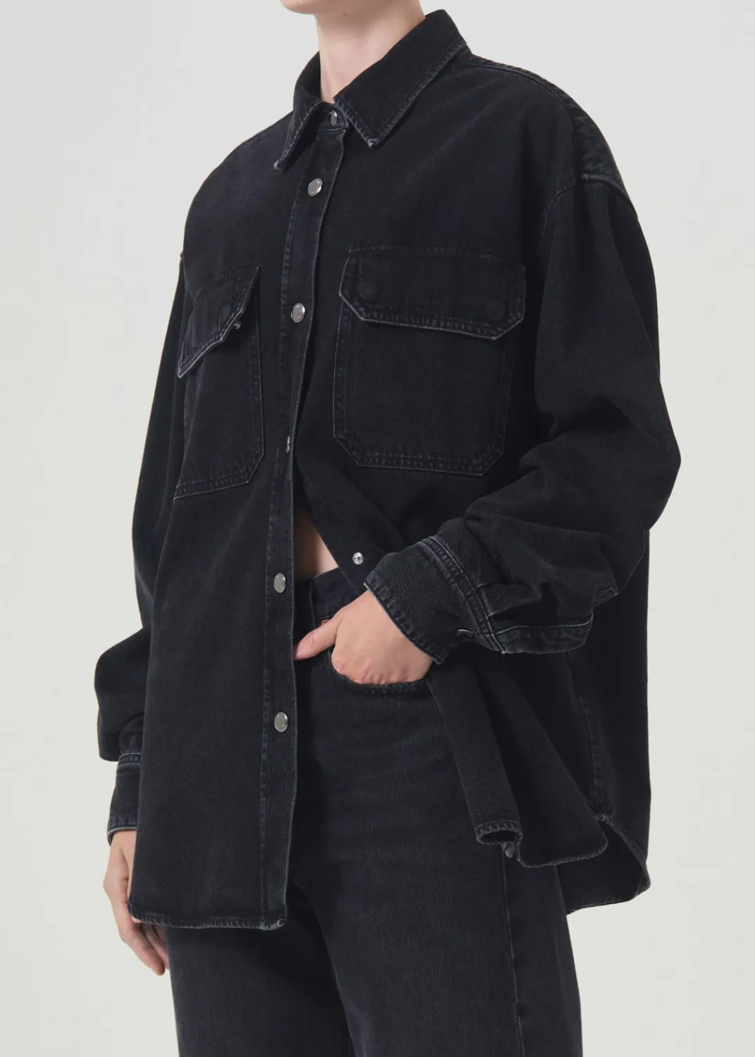 Flash Sale AGOLDE Camryn Shirt In Crushed