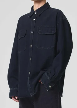 Discount AGOLDE Camryn Shirt In Crushed