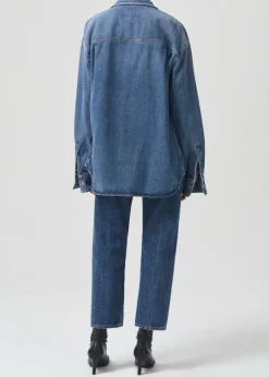 Shop AGOLDE Camryn Shirt In Swing