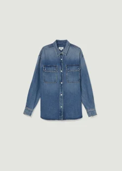 Shop AGOLDE Camryn Shirt In Swing