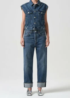 Sale AGOLDE Charli Vest In Filter