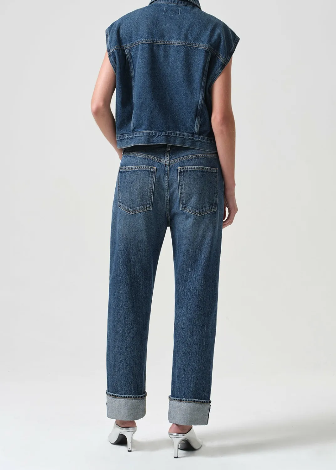 Sale AGOLDE Charli Vest In Filter