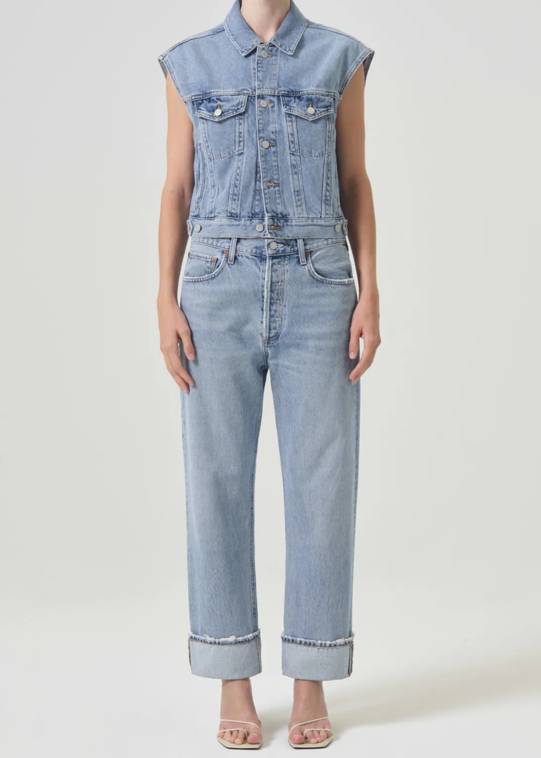 Best Sale AGOLDE Charli Vest In Immortal