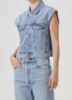 Best Sale AGOLDE Charli Vest In Immortal