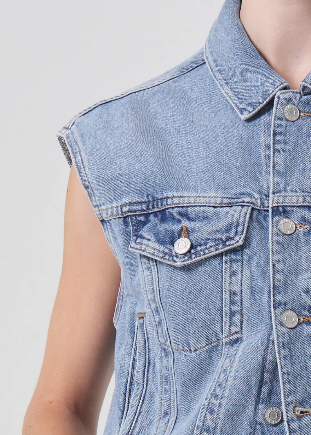 Best Sale AGOLDE Charli Vest In Immortal