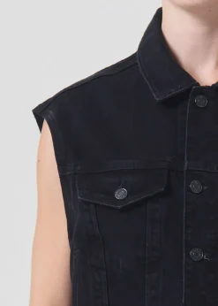 Shop AGOLDE Charli Vest In Jagged