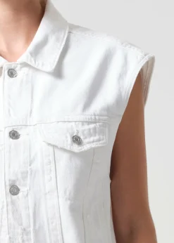 Best AGOLDE Charli Vest In Polar