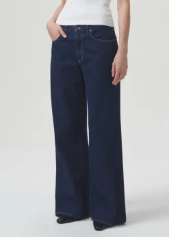 Discount AGOLDE Clara Low Rise Baggy Flare In Whisper