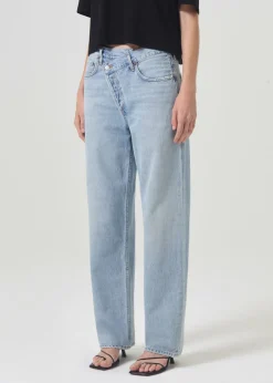 Shop AGOLDE Criss Cross Upsized Jean In Wired