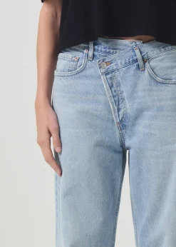 Shop AGOLDE Criss Cross Upsized Jean In Wired