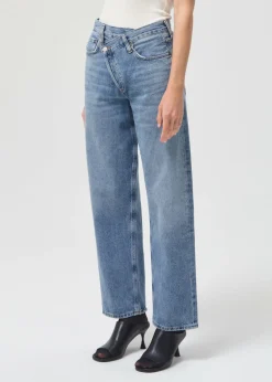 Fashion AGOLDE Criss Cross Upsized Jean In Eternal