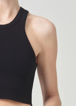 Flash Sale AGOLDE Cropped Bailey Tank In Black