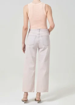 Clearance AGOLDE Cropped Poppy Scoop Neck Tank In Sprinkle