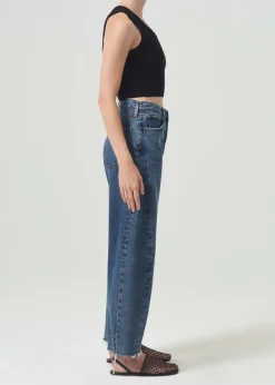 Shop AGOLDE Cropped Poppy Tank In Black