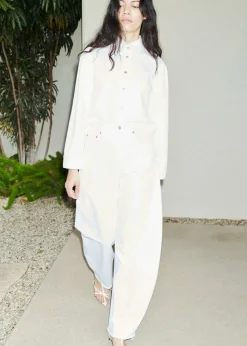 Cheap AGOLDE Dagmar Shirt In Milkshake