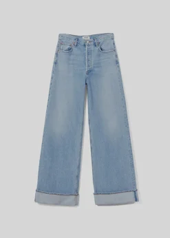Sale AGOLDE Dame High Rise Wide Leg In Showdown
