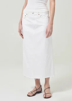 Best AGOLDE Della Skirt In Milkshake