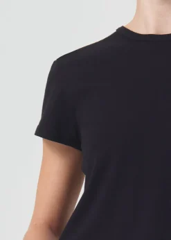 Shop AGOLDE Drew Tee In Black